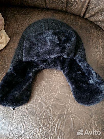 Шапка из экомеха Avenue и ангора