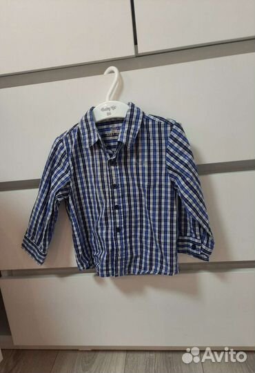 Рубашка для мальчика 80 86