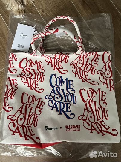 Сумка шоппер Fenwick х Rob Draper новая