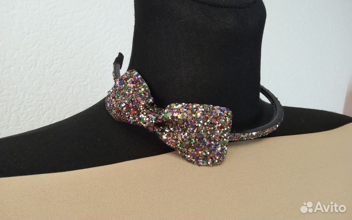 Ободок для волос с бантом