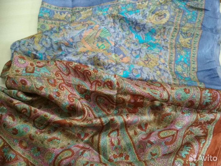 Платок шелк натуральный (лист фото)