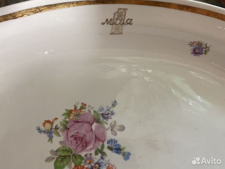 Овальные блюда 3 шт плоские и 1 глубокое