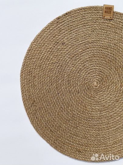 Салфетки сервировочные на стол под тарелки джут