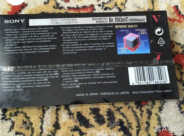 Видеокассеты новые запечатанные