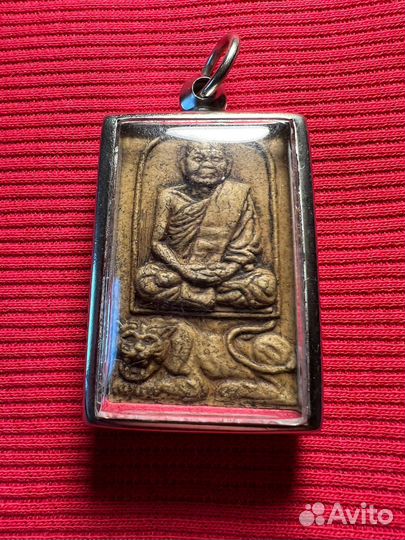 Талисман Будда Тигр и Монах Сак Янт Sak Yant Тай