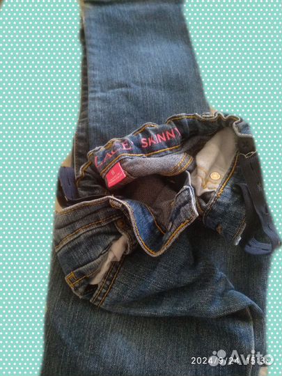 Джинсы на девочку 7-9лет