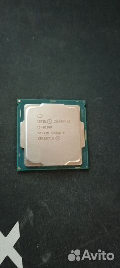 Процессор intel core i3 9100f