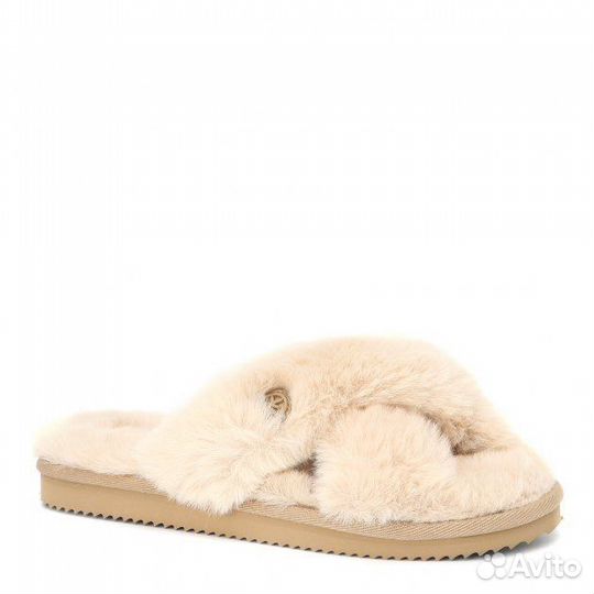 Новые шлепки мех Michael Kors оригинал беж 38,5 р