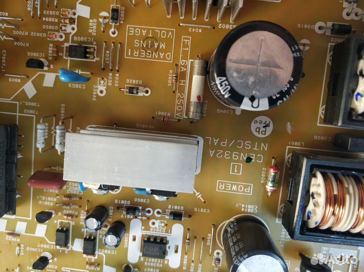 Плата блок питания cen932a на sharp LC-50LE440M