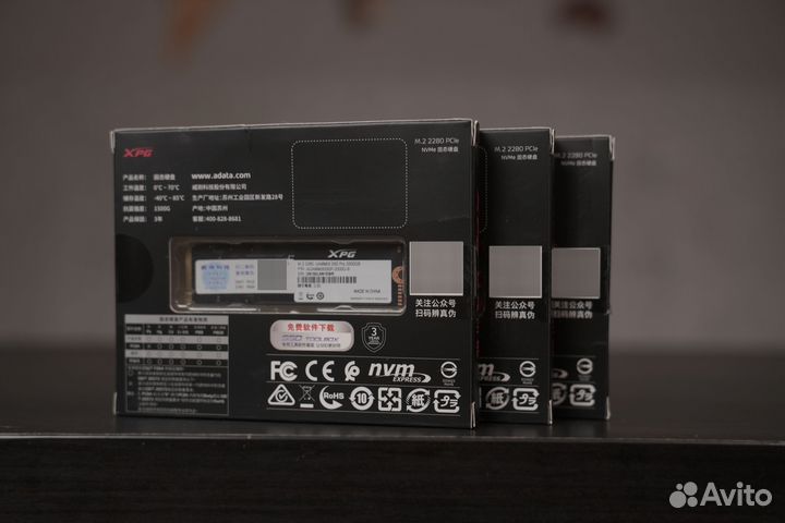 Новый SSD NVMe M.2 XPG Gammix S50 PRO 2tb