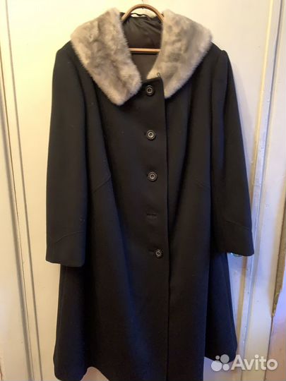 Винтажное пальто женское 1980 года