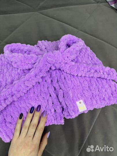 Детский халат из пряжи