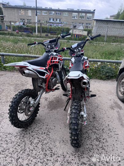Продам 2 Питбайка kayo basic TT140EM 17/14 KRZ