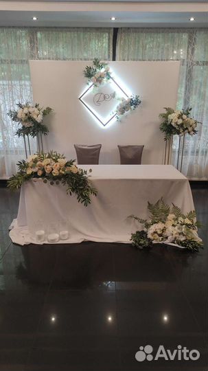 Оформление свадьбы, декор, цветы