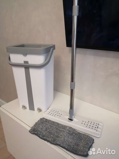 Ведро без швабры с автоматическим отжимом