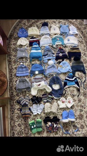 Зимние шапочки на девочек и на мальчиков