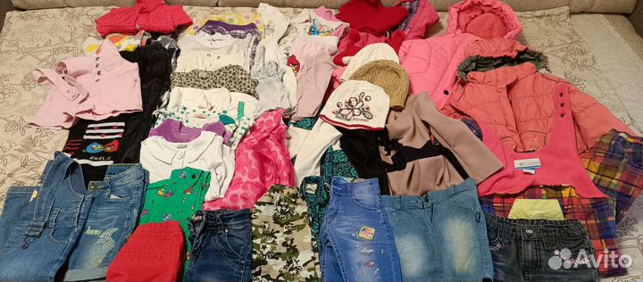 Одежда для девочки пакетом 98