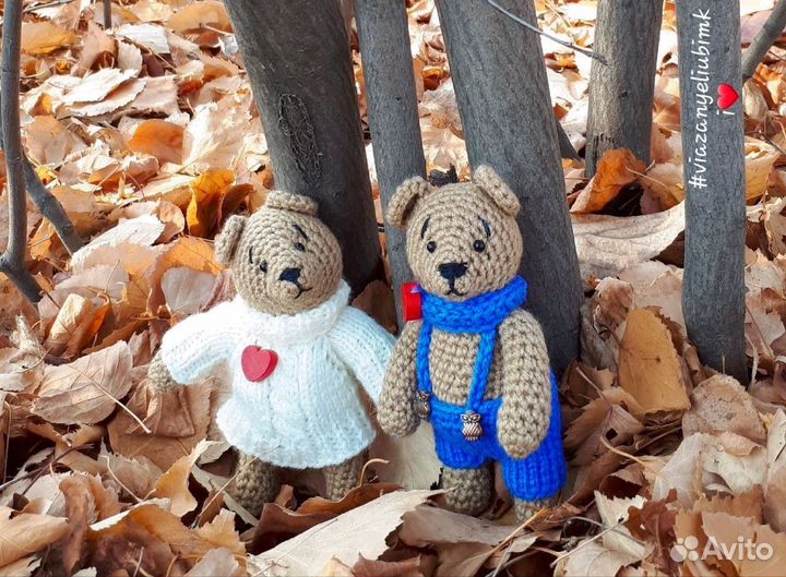 Вязаные игрушки ручной работы