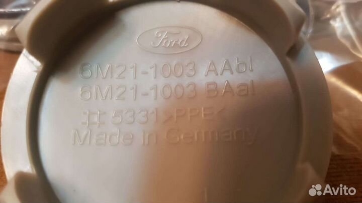 Заглушки Колпачки литых дисков Ford 54мм 6M211003B