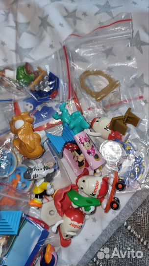 Киндер игрушки пакетом