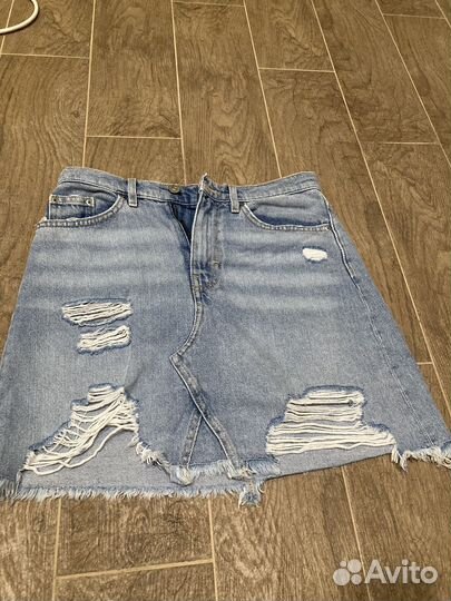 Джинсовая юбка hm