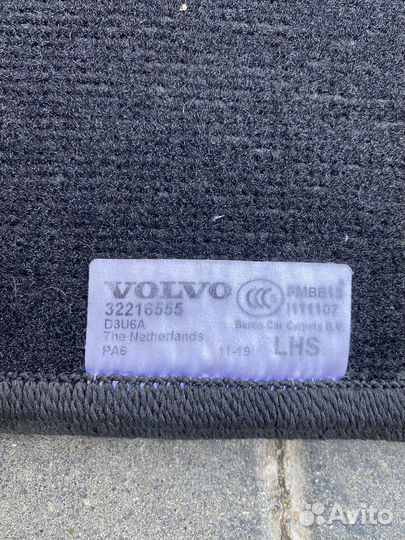 Коврики ворсовые volvo 32216555