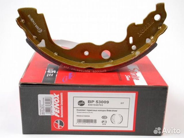 Колодки торм зад бараб LADA largus