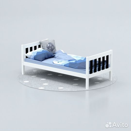 Кровать для подростка из сосны опт