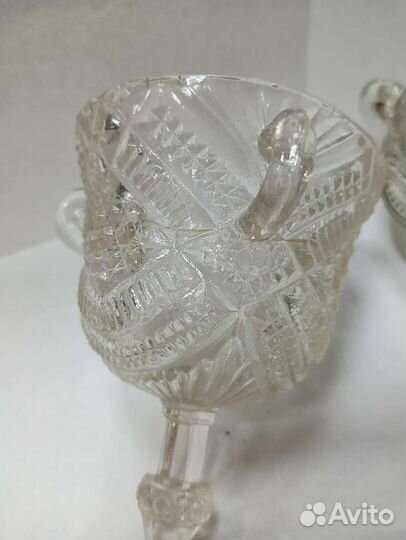 Лампадки старинные стекло дефекты