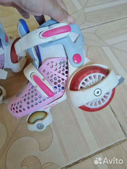 Роликовые коньки детские раздвижные