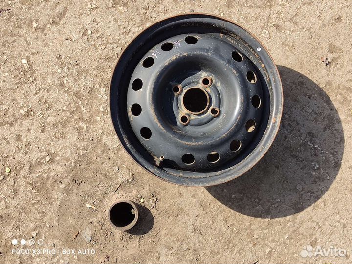 Диск штампованный r14 4x100 Opel Astra G