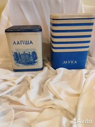 Кухонные принадлежности СССР, ножи, банки жестяные