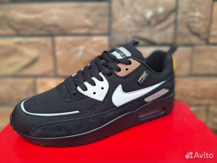 Найк air 90 чёрные с белым