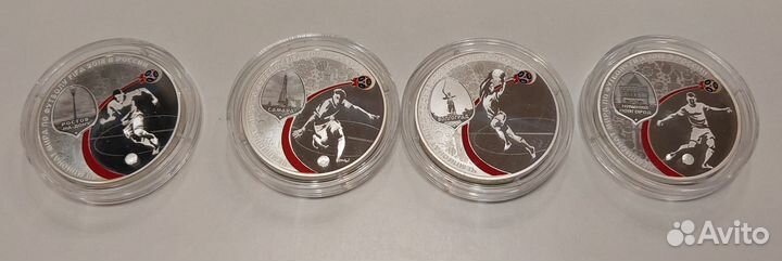 3 рубля серебро чм по футболу 2018 второй выпуск