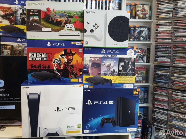 Приставки Ps5/Ps4/ps4 Slim/Ps3 XboX 360 Гарантия