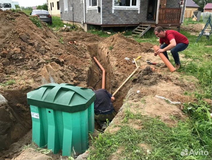 Канализация на дачу, септик, станция, дренаж