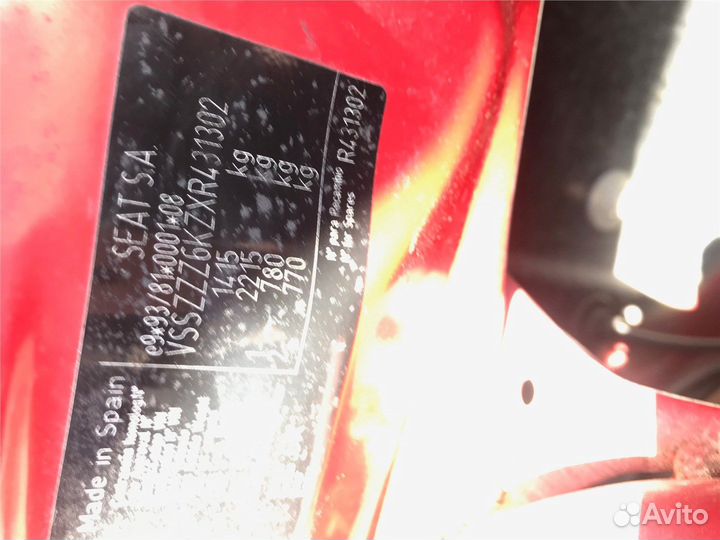 Разбор на запчасти Seat Ibiza 2