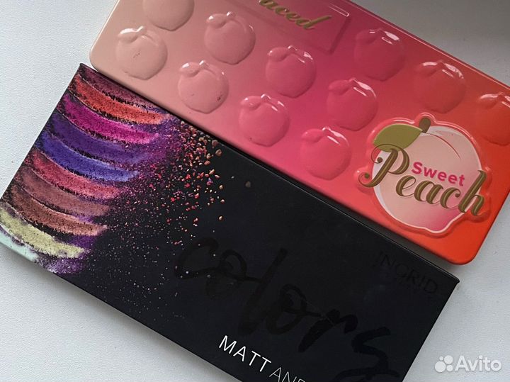 Палетка теней too faced и ingrid