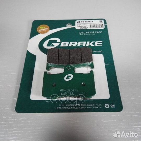 Колодки G-brake GM-05047S GM05047S G-brake