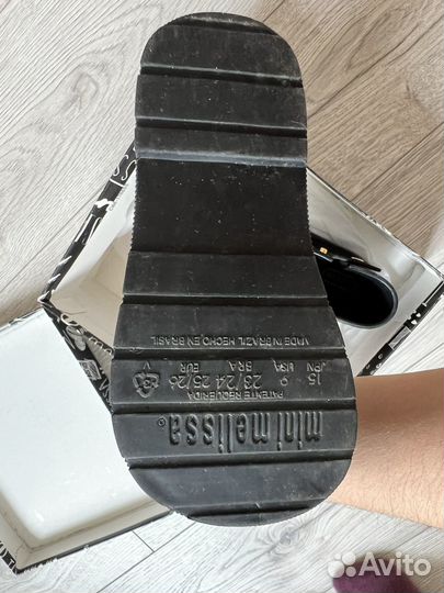 Сапоги резиновые mini melissa 25 26
