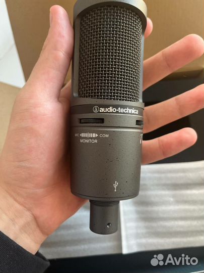 Студийный микрофон audio technica at2020usb+