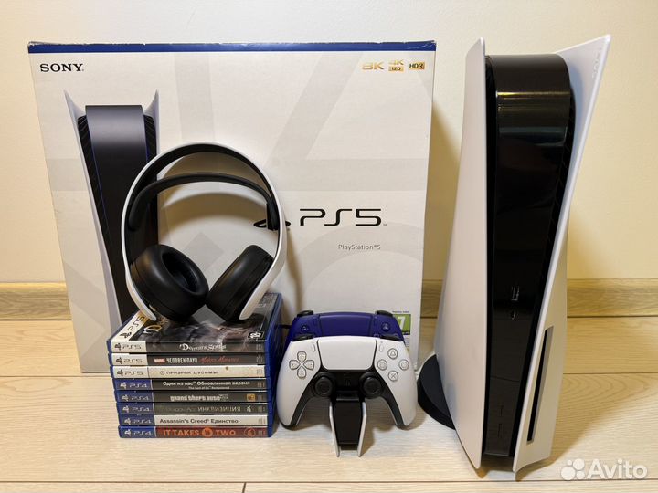 Наушники Sony PlayStation pulse 3D, белый