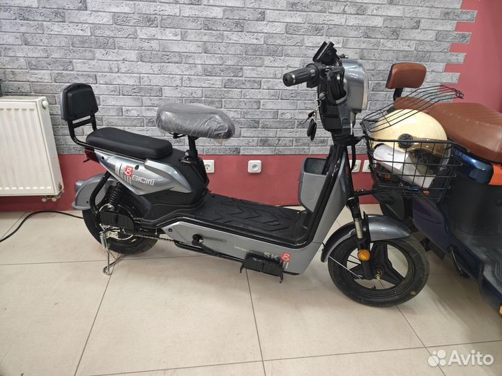 Велоскутер новый электрческий