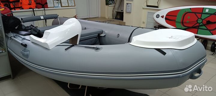 Риб лодка моторная комбинированная пластик+баллоны