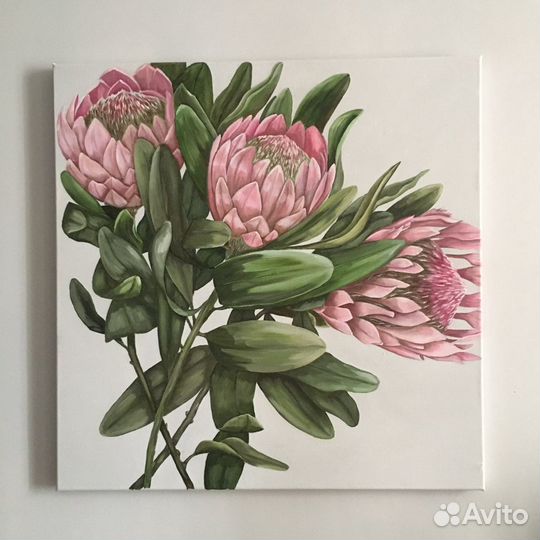 Картина маслом на холсте 60х60