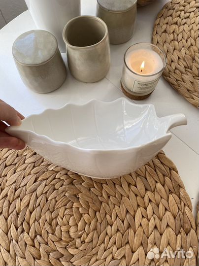 Салатник листочек