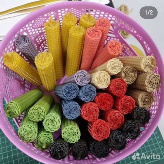 Свечи из натуральной вощины