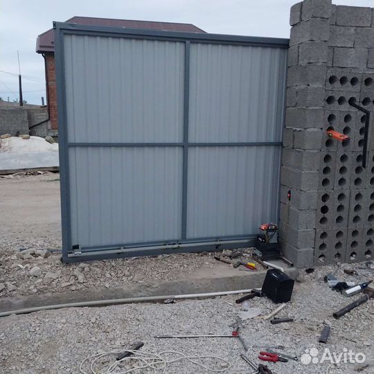 Откатные ворота под ключ