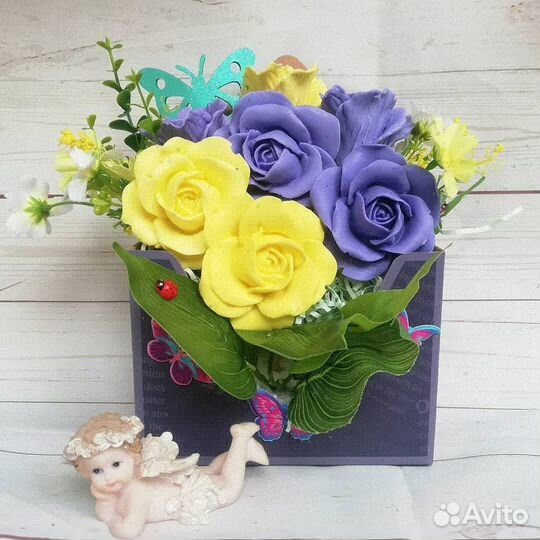 Букеты из мыла