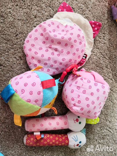 Игрушки погремушки пакетом